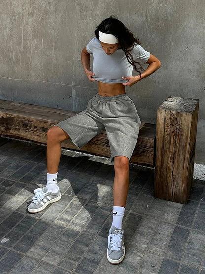 100% Cotton Casual Shorts  Women's Soft Breathable & Stylish for Everyday Wear Shorts  Couple Pants Summer Shorts
