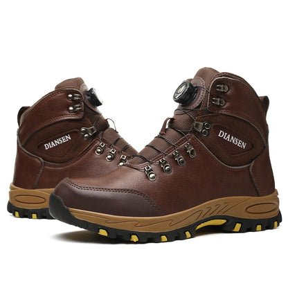Puncture-Proof Protective Shoes Work Boots Tactical Boots Rotating Button Safety Shoes Men Work Sneakers Indestructible Shoes