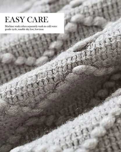 Aesthetic Nordic Plaid Knitted Throw Thread Blankets on the Bed Sofa Throw Travel TV Nap Blankets Soft Towel Bed Plaid Tapestry
