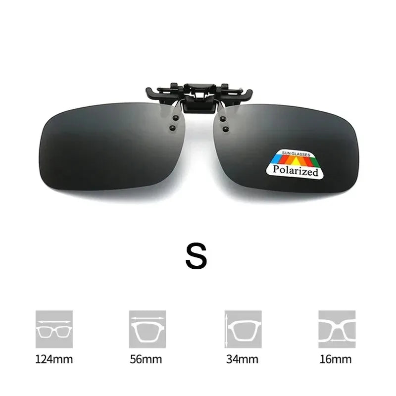 Sunglasses Myopia Glasses Clip Driver Fishing Night Vision Myopia Clipon Sun Shading Eyeglasses