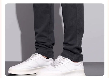 New Winter High-End Business Men's Suit Pants Autumn and Winter Slim Straight Casual Pants Versatile Fashion Trousers Korean
