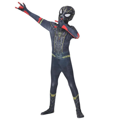 SpiderMan Jumpsuits Costume PS4 Collection Set Captain America  Halloween Christmas Party Birthday Gift Spiderman Superhero