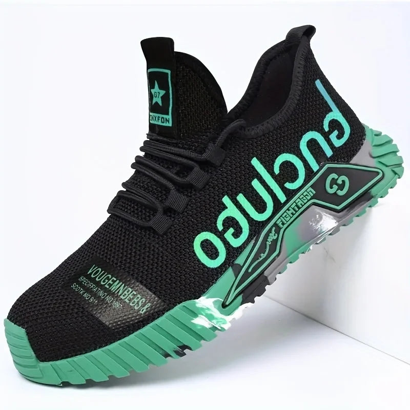 Protective Steel Toe Safety Shoes Men Anti-puncture Work Shoes Men Breathable Industrial Shoes Indestructible Work Safety Boots