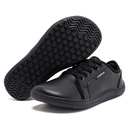 Minimalist Shoes for Men Women Wide Toe Barefoot Zero Drop Shoes Casual Artificial Leather Lightweight Walking Sneakers