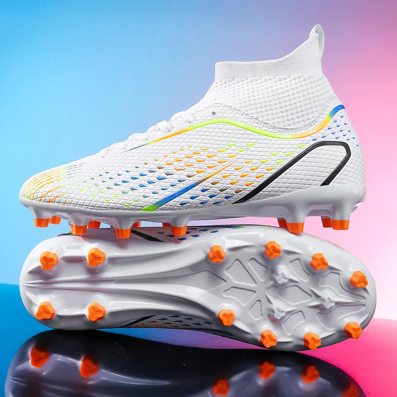 Soccer Shoes FG/TF Man Outdoor Training Football Boots Woman Sneakers Ultralight Non-Slip Sport Turf Soccer Cleats Large Size