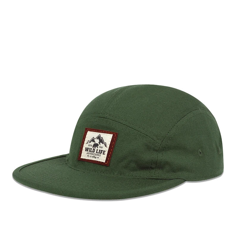 Cotton 5 Panel Baseball Cap Snapback Caps Bone Gorras Hombre Originales Hip Hop Hats For Men Women Adjustable