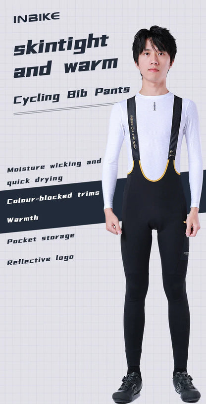 Fleece Men's Cycling Jersey  Winter Cycling Sets Warm Long-sleeved Suit Soad Bike Bicycle Jacket Overalls Riding Suit