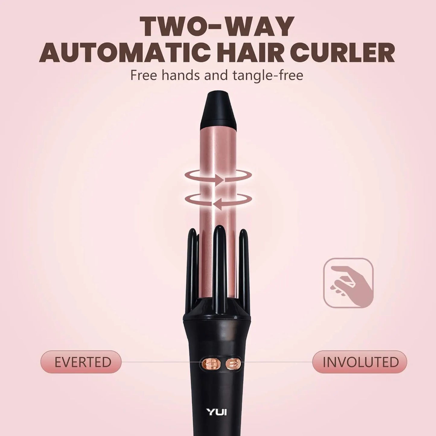 Auto Rotating Ceramic Hair Curler Automatic Curling Iron Styling Tool Hair Iron Curling Wand Air Spin and Curl Curler Hair Waver