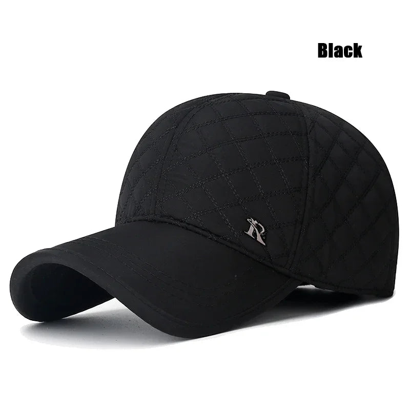 New Unisex Middle-Aged and Elderly Winter WindProof, Cold-Proof and Warm Baseball Cap With Ear Protection, Thickened Peaked Cap