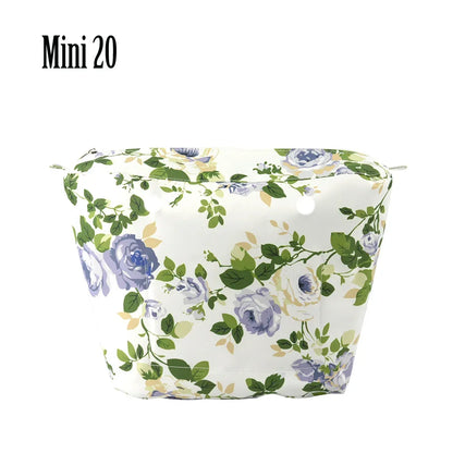 Composite Twill Cloth Waterproof Inner Lining Insert Zipper Pocket for Classic Mini Obag Senior Inner Pocket for O Bag
