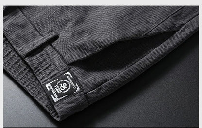 Classic Slim Fit Mens Casual Pants Breathable Straight Stretch Korean Business Trousers Spring Autumn New Fashion Male Clothing