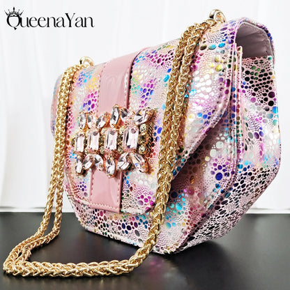 Nigerian Style Rhinestone Embellished Three-Dimensional Bag And Good Material Peep Toe Pumps Elegant Clutch Bag Women Shoes