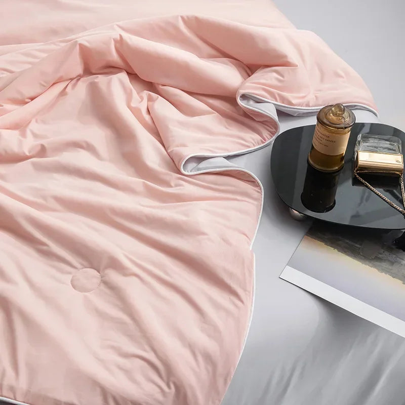 High Quality Cooling Blankets Smooth Air Condition Comforter Lightweight Summer Quilt with Double Side Cold  Cooling Fabric