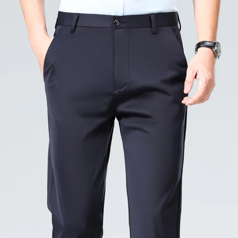 Four-Way Stretch Business Casual Pants for Men, Spring/Autumn Dress Pants, Men's Trousers, Formal Pants, Casual Elastic Dress Pa