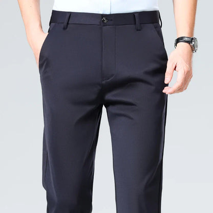Four-Way Stretch Business Casual Pants for Men, Spring/Autumn Dress Pants, Men's Trousers, Formal Pants, Casual Elastic Dress Pa