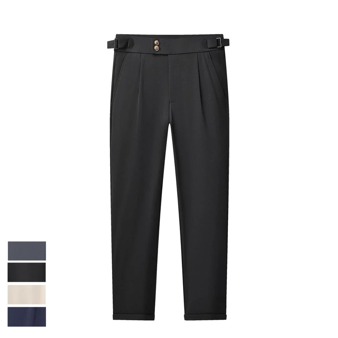 Quality New Fashion Mens Casual Pants Quick Dry Formal Dress Pants Stretch Men Regular Fit Suit Pants Work Trousers
