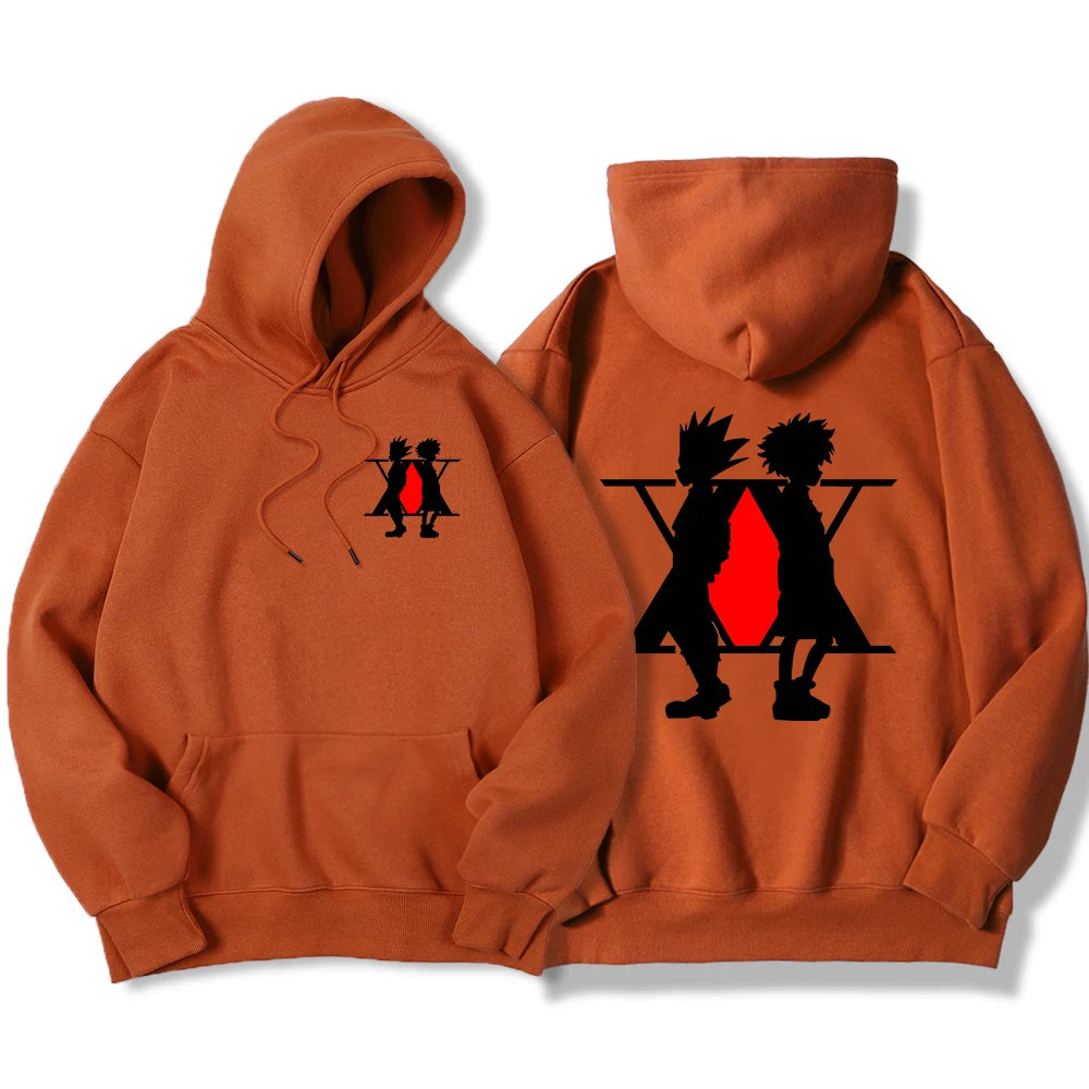 Japan Anime Graphic Xx Prints Hoodies Mens Oversized Casual Streetwear Fleece Pullovers Street Clothes Hip Hop Fashion Hoody