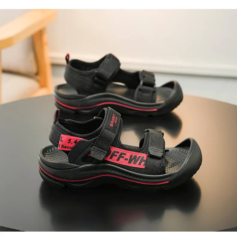 Fashion Kids Sandals Shoes Boy Water Sneaker Summer Outdoor Sports Non-slip Soft Beach Sandals for Boy Casual Shoes