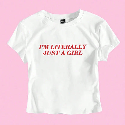 PORTUGAL Cute 2000s Aesthetics Letter Print Blue Baby Tees Y2K Streetwear O-neck Short Sleeve Crop Tops Women Fashion 2023 Slim