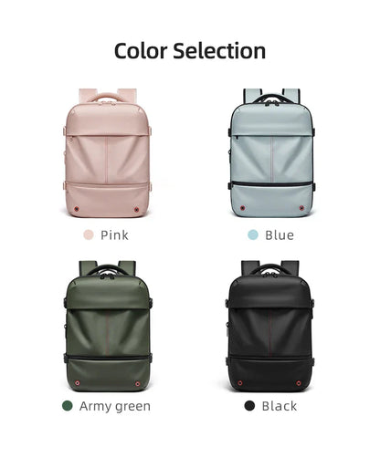 Travel casual Backpack 16 inch vacuum compression Laptop Backpack USB charging school Backpack Extended Hiking Business backpack