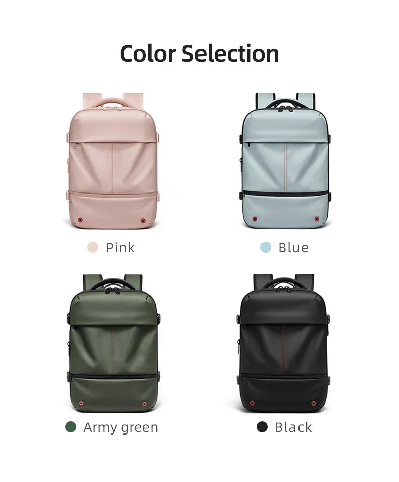 Travel casual Backpack 16 inch vacuum compression Laptop Backpack USB charging school Backpack Extended Hiking Business backpack