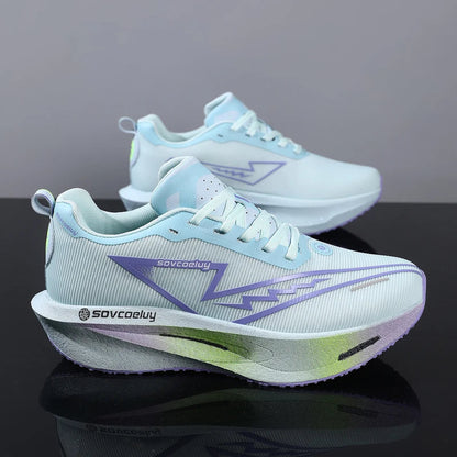 2026 Running Shoes Carbon Board Marathon Men Sports Breathable Lightweight Women's Comfy Athletic Antiskid Sneakers Casual New