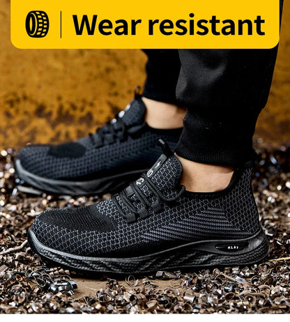 Men's safety shoes, breathable work sports shoes, puncture and smash resistant work boots, safety protective shoesTactical Boots