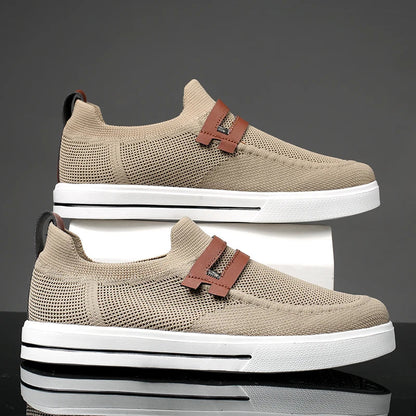 New Fashion Men Casual Shoes Lightweight Breathable Outdoor Walking Sports Shoes Driving Shoes Men Flat Canvas Shoes Large Size