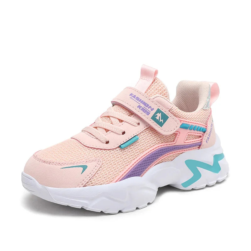 Children's Sports Shoes Kids Running Sneakers for Boys Girls Air Mesh Breathable Outdoor School Casual Fashion Shoes Anti-skid