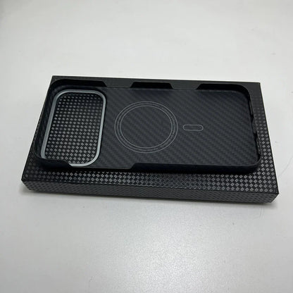 Really Carbon Fiber Case for Iphone 17 Pro Max Case for Magsafe Magnetic Ultra-Thin Lightweight for Iphone17 Pro aramid Cover