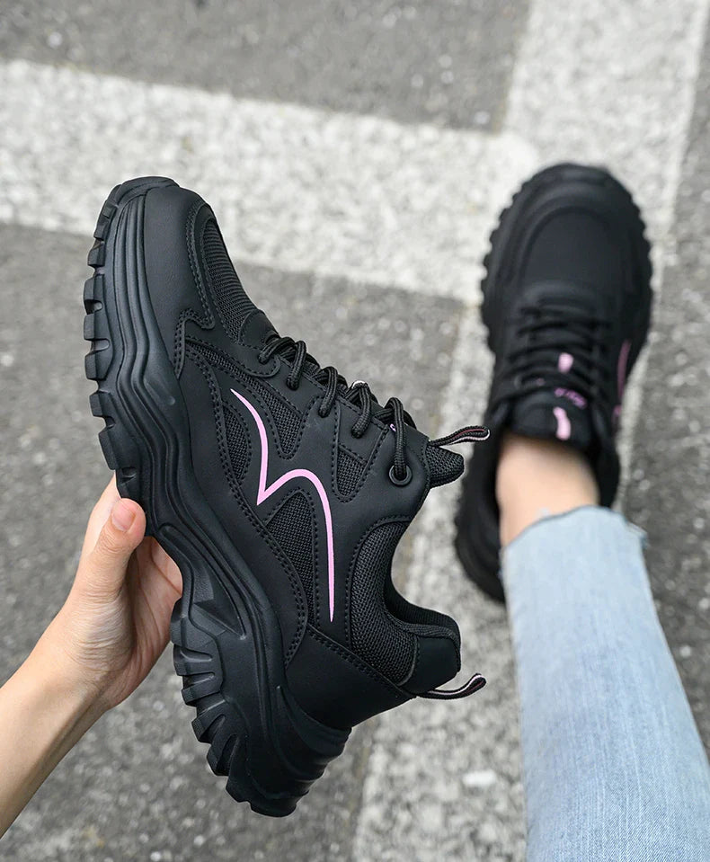 Safety Shoes Women Work Sneakers Structured Shoes Pneumatic-Proof Protective Shoes Work Boots Steel Toe Female Platform Shoes