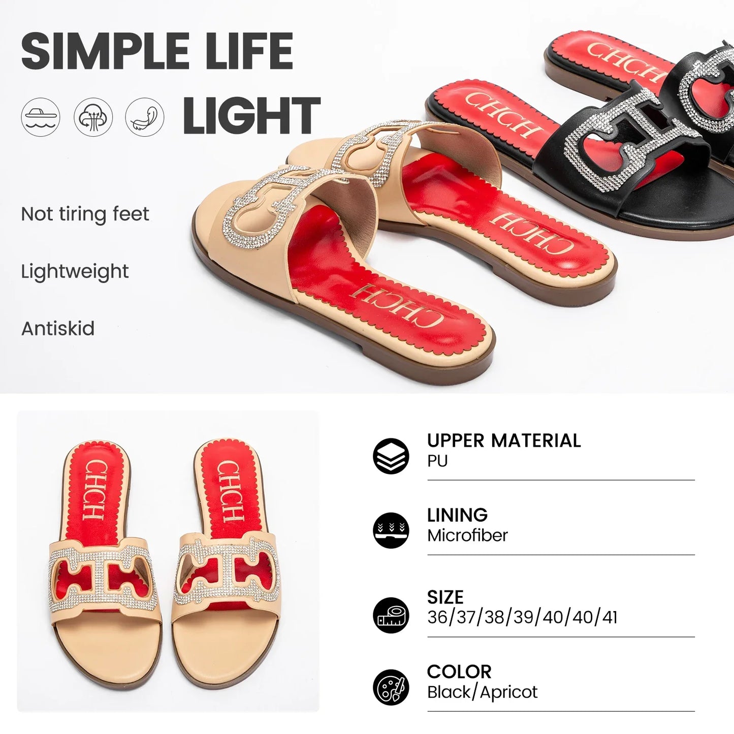 Woman's Beach Shoes 2025 Summer New Indoor Fashion Sandals Bathroom Flat Shoes Home Slippers