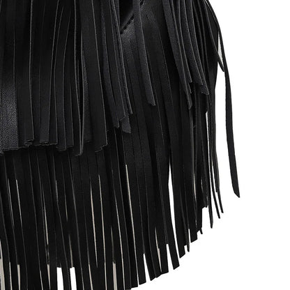 Long Tassels Women handbag Fashion Shoulder Bags for ladies hand bag Soft PU leather casual hobos armpit bag female Tote