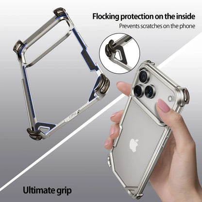 Case for iPhone 17 Pro Max 17 Air Magsafe Metal Shockproof Protective Phone Cover Aluminum Alloy Anti-Drop Shells