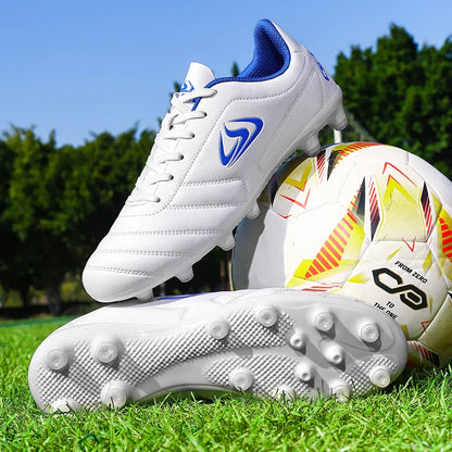 New Men Football Boots Futsal Soccer Shoes TF FG Grass Cleats Comfortable Outdoor Training Shoes Match Breathable Sport Indoor