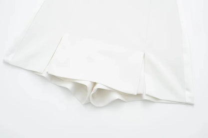 Summer Women Elegant White Top Front Button Corset Tube Top Strapless Sleeveless 2024 Fashion Y2k Female Chic Top