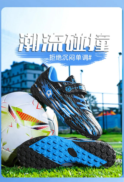 New Kids Professional Soccer Shoes Cleats TF Indoor Men Football Field Boots Original Football Society Shoes Grass Training Fast