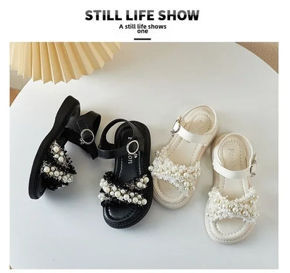 Girls' sandals Summer children's non-slip soft-soled princess beach shoes Fashion sandals for little girls