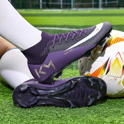New Men Match Football Boots Ankle Non-Slip TF/FG Professional Soccer Shoes Boys Sneakers Comfortable Sports Shoes Unisex