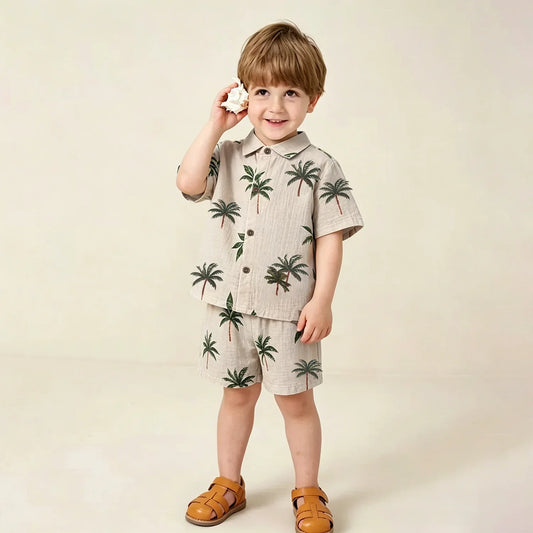 Fashion Kids Clothes Suit Summer Casual Organic Cotton Kids Tshirt + Shorts Toddler Baby Short Sleeve Outfits