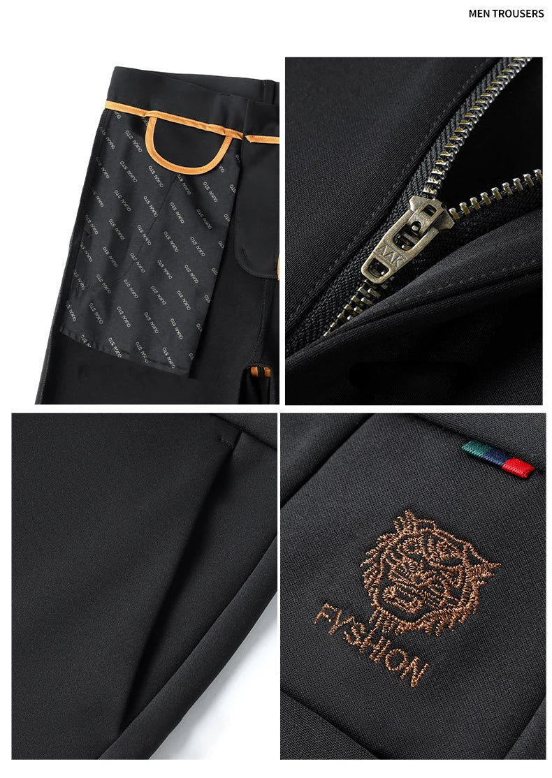 Men's Slim Fit Stretch Dress Pants,Non-Iron Business Trousers,Comfortable Straight Leg Slacks for Office & Daily Wear