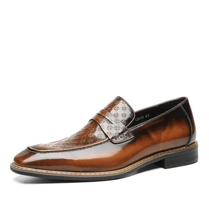 NEW Men's Luxury Loafers Cowhide Wear-resistant and Comfortable Leather Shoes Daily Dress Fashion Office Formal Shoes Leather