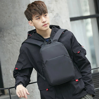 Mini Canvas Men's Backpack Fashion Black Rucksack School Bag for Man Small Japanese Male Bagpack Travel Waterproof Backpacks