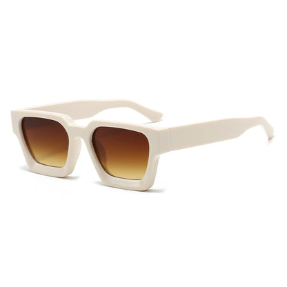 Men Square Frame Sunglasses 2025 Luxury Brand Designer Sun Glasses Retro Trendy Shades UV400 Unisex Women Glasses New