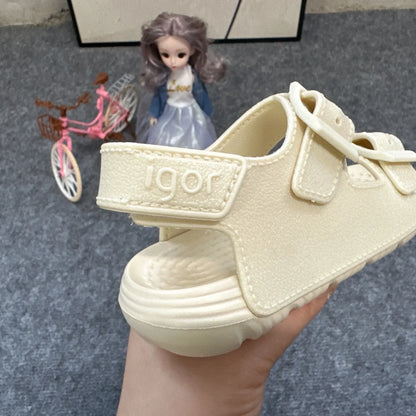 Fashion Popular Solid Color Children's Beach Sandals Trendy Design Kids Girl Boy Casual Flat Casual Shoes Summer Kids Sandal