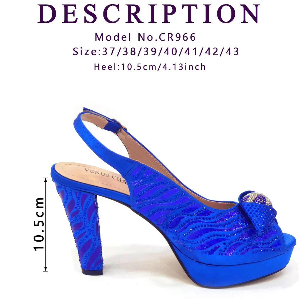 Elegant Fashion Peep Toe High Heels Laser-striped Sequin Rhinestone Women's Party Shoes and Bags 2026 Italian Design