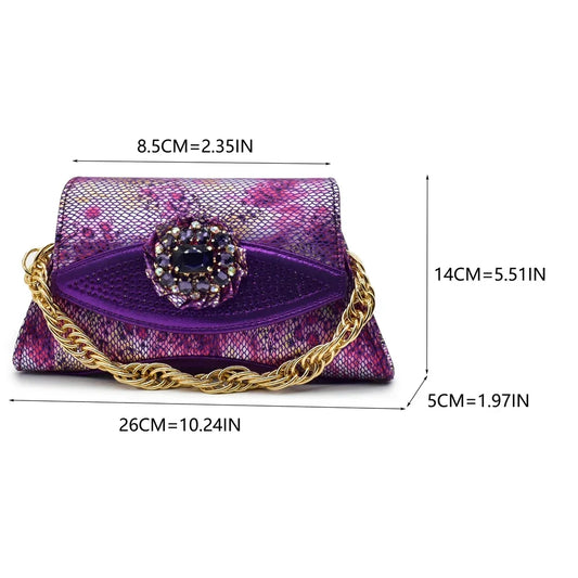 New Arrival Italian Shoes and Bags Matching Set 2024 Nigerian Heel Party for Women Purple Colour Italian Design Wedding Dress