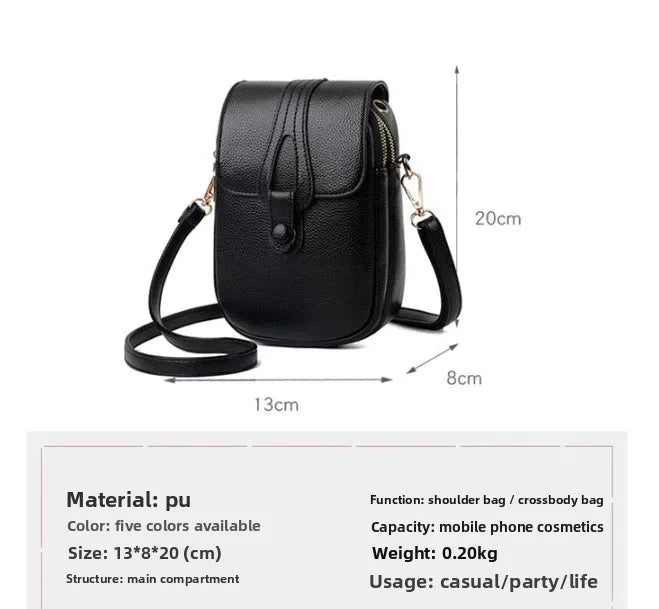 New Fashion Women's One Shoulder Mobile Phone Crossbody Bag Versatile Style
