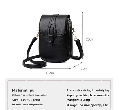 New Fashion Women's One Shoulder Mobile Phone Crossbody Bag Versatile Style
