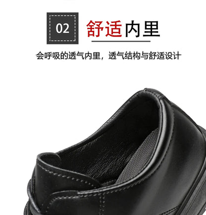 High Quality Italian Luxury Brand Lace-Up Non-slip Men Driving Shoes Leather Men Casual Shoes Breathable formal Mens Dress Shoes